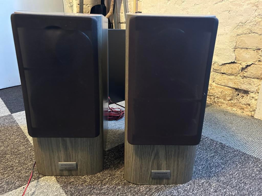 Pioneer luidsprekers SJ-7, Gebruikt, Minder dan 60 watt, Front, Rear of Stereo speakers, Ophalen