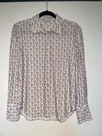 Maicazz dames wit beige overhemd blouse mt M, Kleding | Dames, Ophalen of Verzenden, Zo goed als nieuw, Maat 38/40 (M), Wit