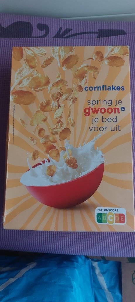 G'woon cornflakes, Diversen, Ophalen