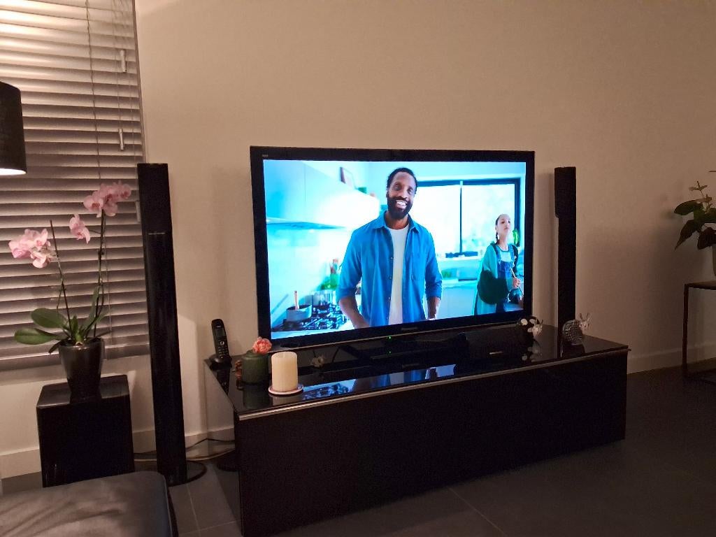 Plasma TV, Panasonic afm. Br. 120 x H. 70 cm (50 inch), Ophalen, Panasonic, 50 Hz, Zo goed als nieuw