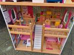 Bandits & Angels Houten Poppenhuis Roze House of Angels, Ophalen, Zo goed als nieuw, Poppenhuis
