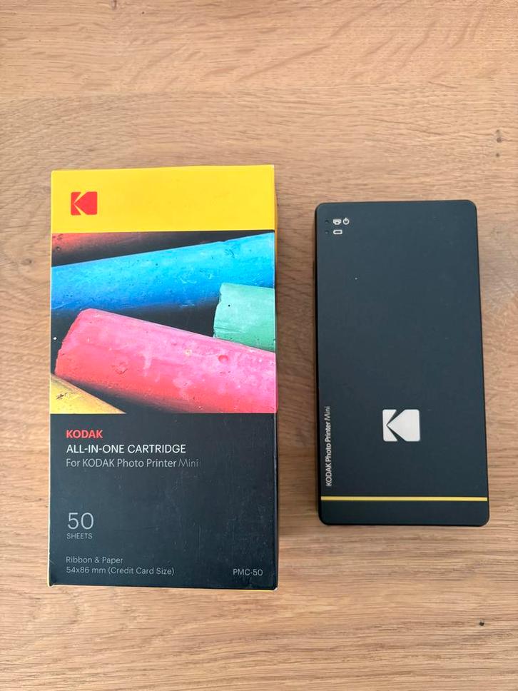 Kodak Photo Printer Mini met cartridge, Computers en Software, Pocketprinters, Zo goed als nieuw, Ophalen of Verzenden