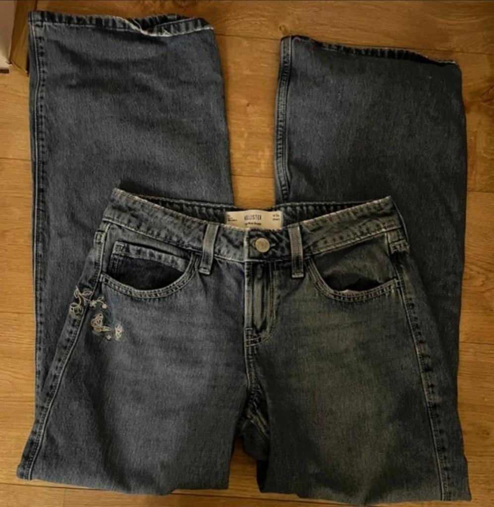 Hollister jeans, leuke spijkerbroek, Kleding | Dames, Hollister, Ophalen of Verzenden, Zo goed als nieuw, Blauw