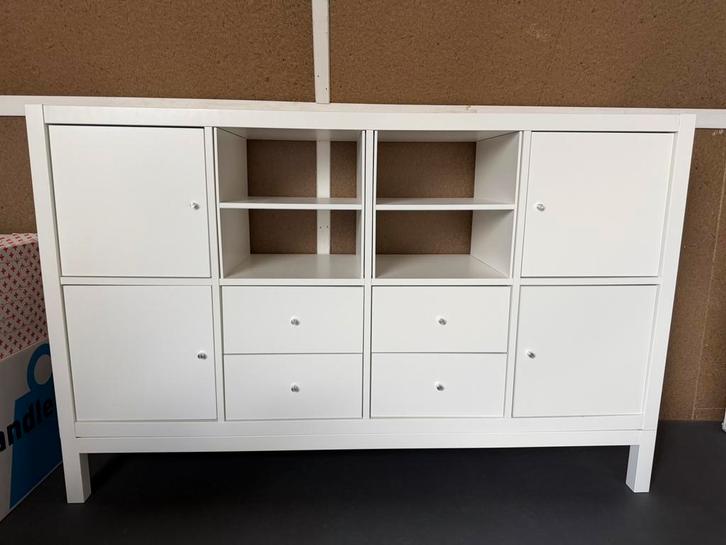IKEA Kallax stellingkast - wit - 147 x 39 x 94 cm, Huis en Inrichting, Kasten | Stellingkasten, Zo goed als nieuw, Ophalen