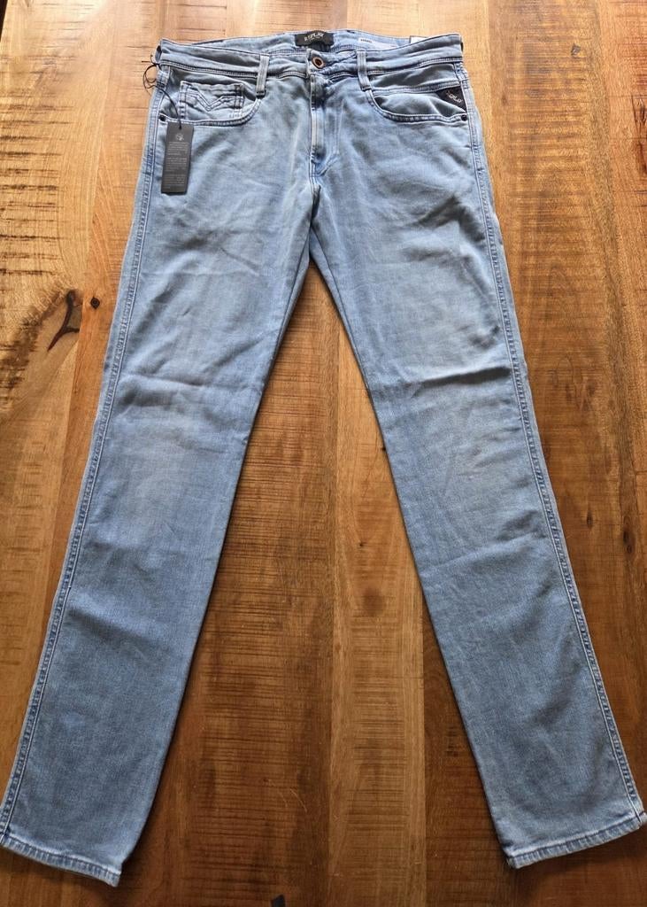 Nieuwe Replay heren jeans maat 33/32, Blauw, Nieuw, Ophalen of Verzenden, W33 - W34 (confectie 48/50)