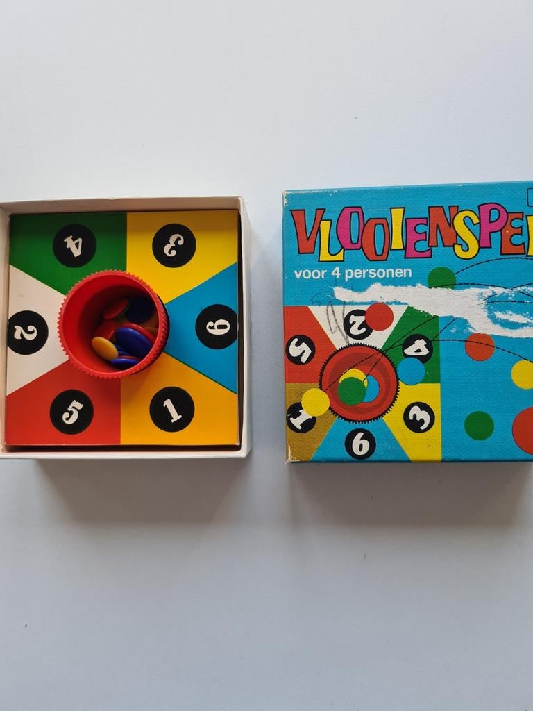 Vlooienspel, een gezelschapsspel uit de jaren '70 of '80., Kinderen en Baby's, Speelgoed | Educatief en Creatief, Ophalen of Verzenden