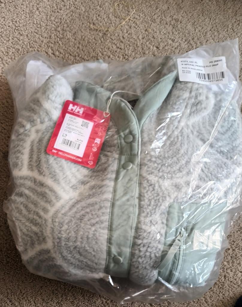 Nieuwe Helly Hansen fleece jas XL met kaartje, Overige kleuren, Helly Hansen, Maat 46/48 (XL) of groter, Nieuw