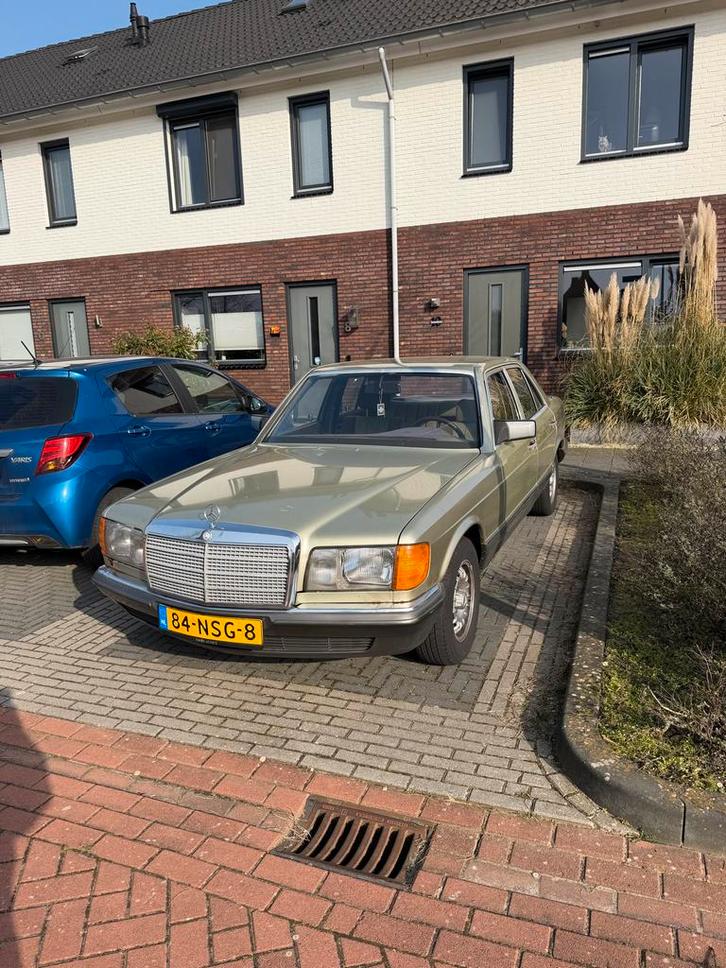 Mercedes-Benz S-Klasse 2.7 280 SE AUT 1984 Groen, Auto's, Mercedes-Benz, Particulier, S-Klasse, Benzine, Sedan, Automaat, Geïmporteerd