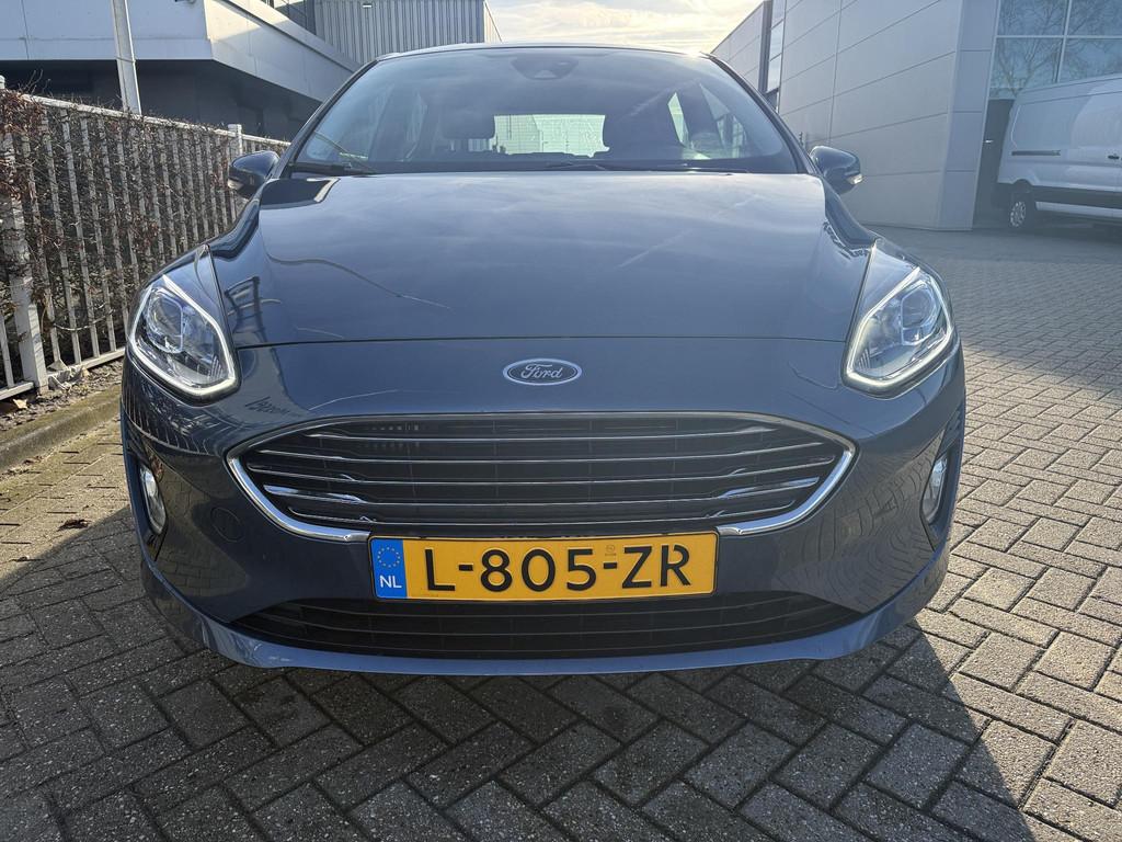 Ford Fiesta 1.0 EcoBoost Hybrid Titanium Automaat | Navigati, 12 maanden, Blauw, 49 €/maand, Origineel Nederlands