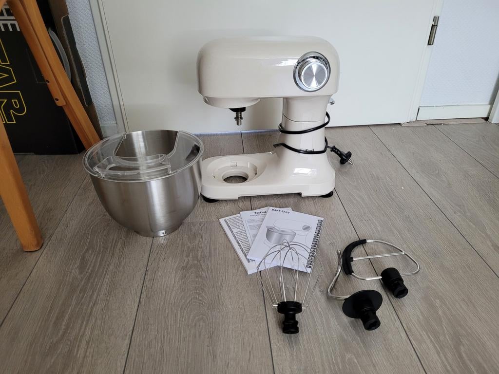 Tefal Bake Easy keukenmachine, 3 tot 4 liter, Ophalen, Nieuw, 3 snelheden of meer