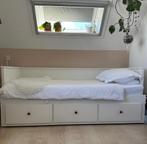 Eenpersoonsbed 80x200 met opberglade - Goede staat, Eenpersoons, Wit, Ophalen of Verzenden, 80 cm