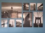 IKEA GRÖNBY New York City 9-delige wanddecoratie, Ophalen, Gebruikt, Oorspronkelijke maker, 125 cm of meer