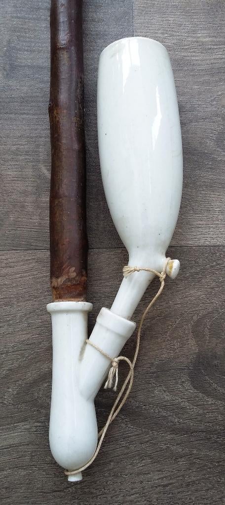 Omstreeks 1900 ZEER LANGE 120 CM. Gelegenheids Pijp, Antiek en Kunst, Ophalen of Verzenden