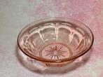 Roze Depression Glass Schaal - Colonial "Knife and Fork" Pat, Antiek en Kunst, Antiek | Glas en Kristal, Ophalen of Verzenden