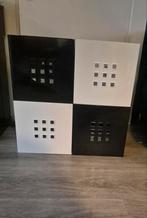 IKEA LEKMAN opbergbakken KALLAX | 2 wit + 2 zwart, Ophalen of Verzenden