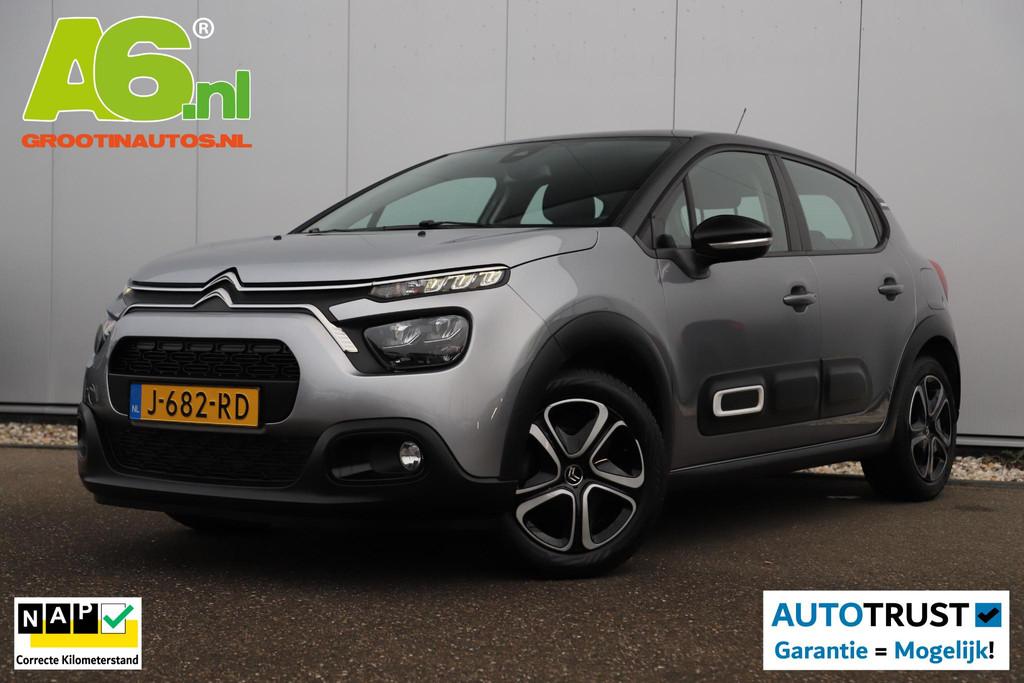 Citroen C3 1.2 PureTech Feel Navigatie Carplay Android Clima, Auto's, Citroën, Voorwielaandrijving, 83 pk, Euro 6, 1199 cc