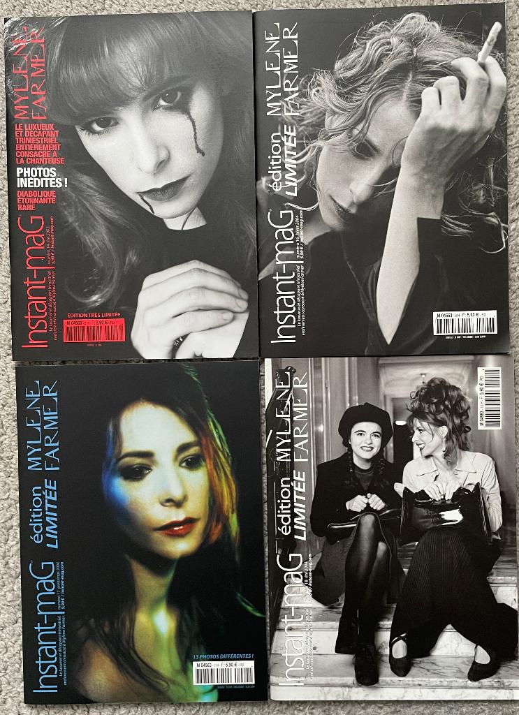 Instant-mag edition limite 4 stuks, Verzamelen, Muziek, Artiesten en Beroemdheden, Zo goed als nieuw, Boek, Tijdschrift of Artikel