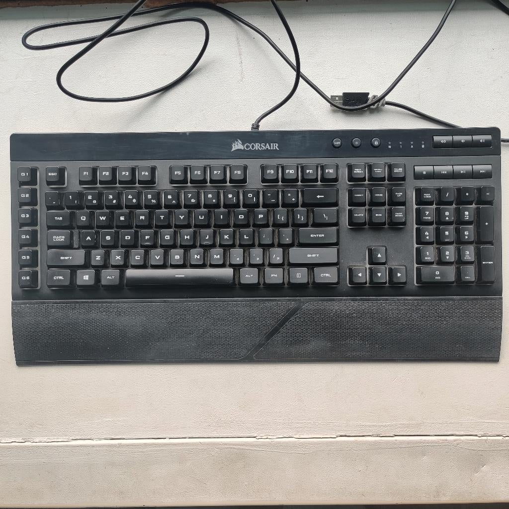 Corsair Gaming K55 RGB Keyboard, Computers en Software, Toetsenborden, Ophalen, Gebruikt, Qwerty, Gaming toetsenbord