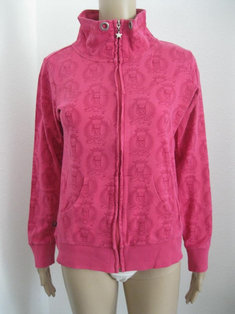 maat L, 1 April Evil vest, 56 cm., Kleding | Dames, Maat 42/44 (L), Ophalen of Verzenden, Roze, Gedragen