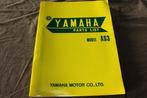 Yamaha AS3 1971 motorcycle parts list 125cc ?, Motoren, Ophalen of Verzenden, Yamaha