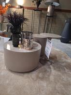 Salontafelset By-Boo Taupe kleur, Ophalen, 50 tot 100 cm, Rond, Nieuw