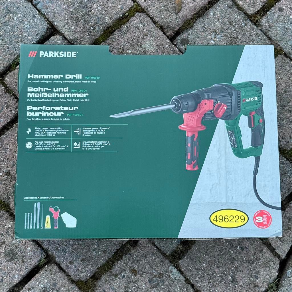 Klopboormachine bekabeld, nieuw, Doe-het-zelf en Verbouw, Gereedschap | Boormachines, Ophalen of Verzenden