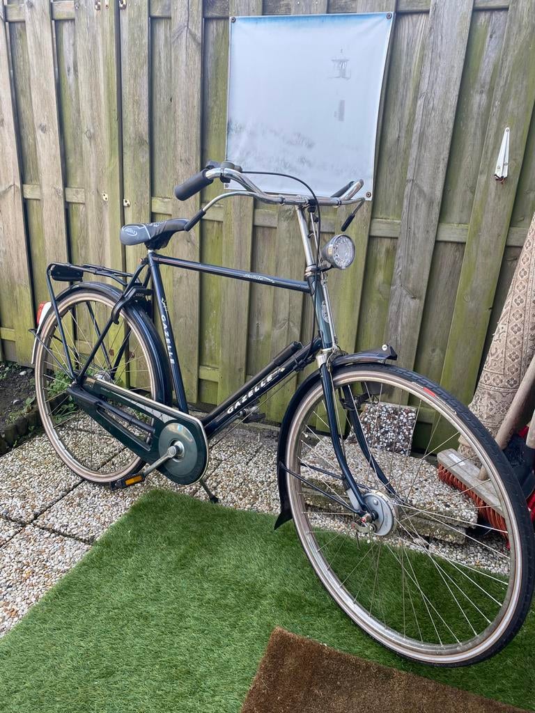 Gazelle Solide prima staat oldtimer stangenremmen, Fietsen en Brommers, Fietsen | Heren | Herenfietsen, Versnellingen, Ophalen of Verzenden