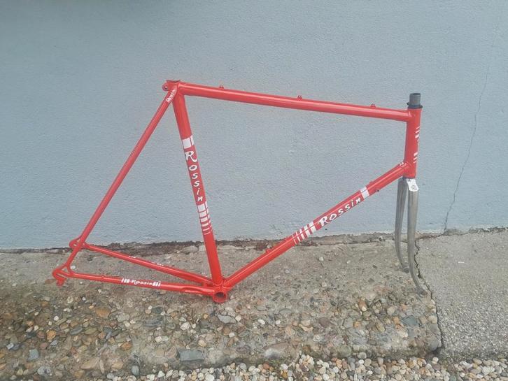 Retro rossin klassiek frame gerestaureerd, Fietsen en Brommers, Fietsonderdelen, Gebruikt, Racefiets, Frame, Ophalen of Verzenden