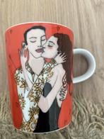 Mok met romantische illustratie van kussend stel, Ophalen of Verzenden, Nieuw