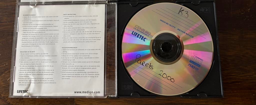 Kopie cd van K3 Parels 2000, Cd's en Dvd's, Ophalen of Verzenden, Gebruikt, Levenslied of Smartlap