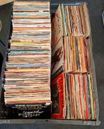 Krat vol vinyl singles, Ophalen, Gebruikt, 7 inch, Single