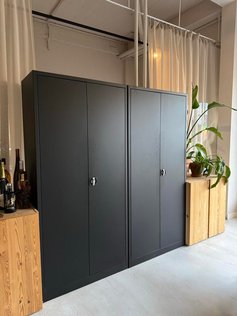 2x Archiefkast INIFEC Deluxe 80x180, Meerdere deuren, Zo goed als nieuw, Metaal, 150 tot 200 cm