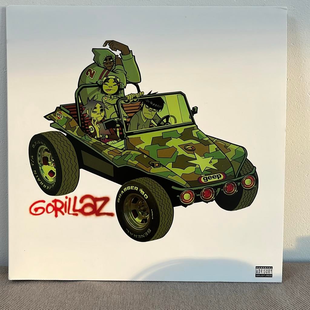 2LP Gorillaz - Gorillaz, 2000 tot heden, Gebruikt, Ophalen of Verzenden, Gatefold hoes
