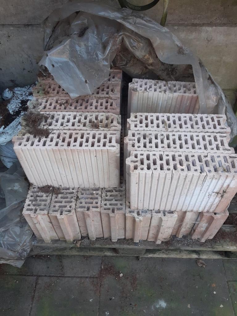 restpartij geperforeerde bouwstenen voor bouwprojecten, Ophalen, Nieuw, Bakstenen