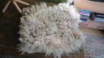 Solognote schaap, vacht, gevilte wol, vilt rug, 70x60, stoel, Verzenden, Nieuw