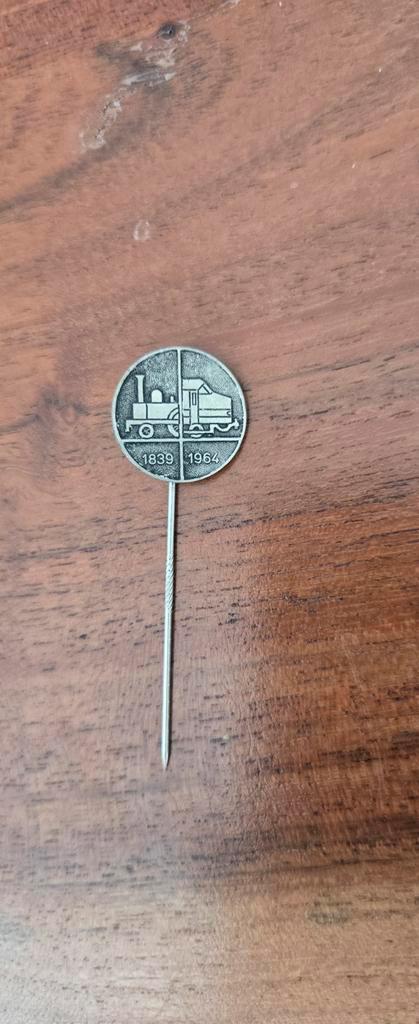 NS 125 Jaar Jubileum Speldje, Verzamelen, Speldjes, Pins en Buttons, Ophalen of Verzenden