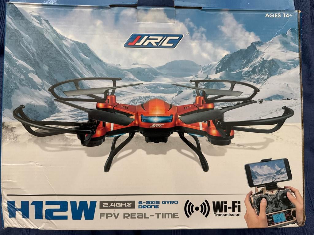 JJR/C H12W drone met 6-assige gyro, Gebruikt, Overige merken, Ophalen of Verzenden, First person view (FPV)