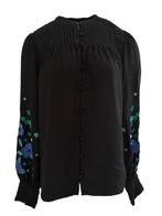 Fabienne Chapot blouse M, Kleding | Dames, Blouses en Tunieken, Zwart, Ophalen of Verzenden, Zo goed als nieuw
