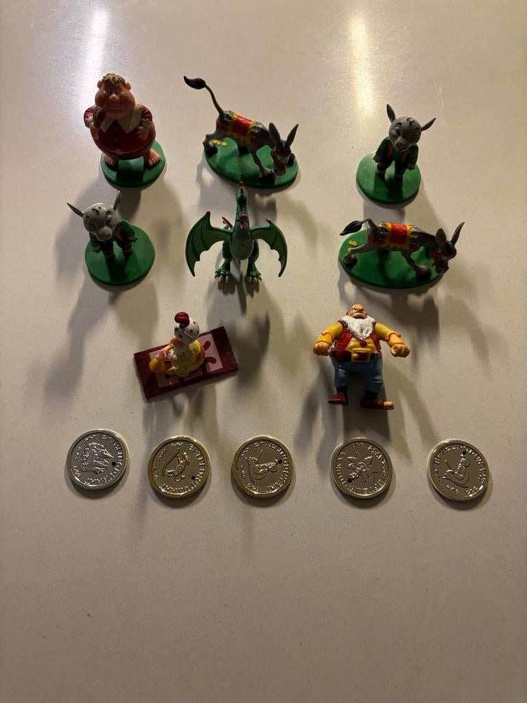 Efteling AH poppetjes en gouden munten dukaten set!, Ophalen of Verzenden, Zo goed als nieuw, Beeldje of Poppetje