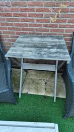 Bistro tafel voor in de tuin, Ophalen, Gebruikt, Vierkant, Hout