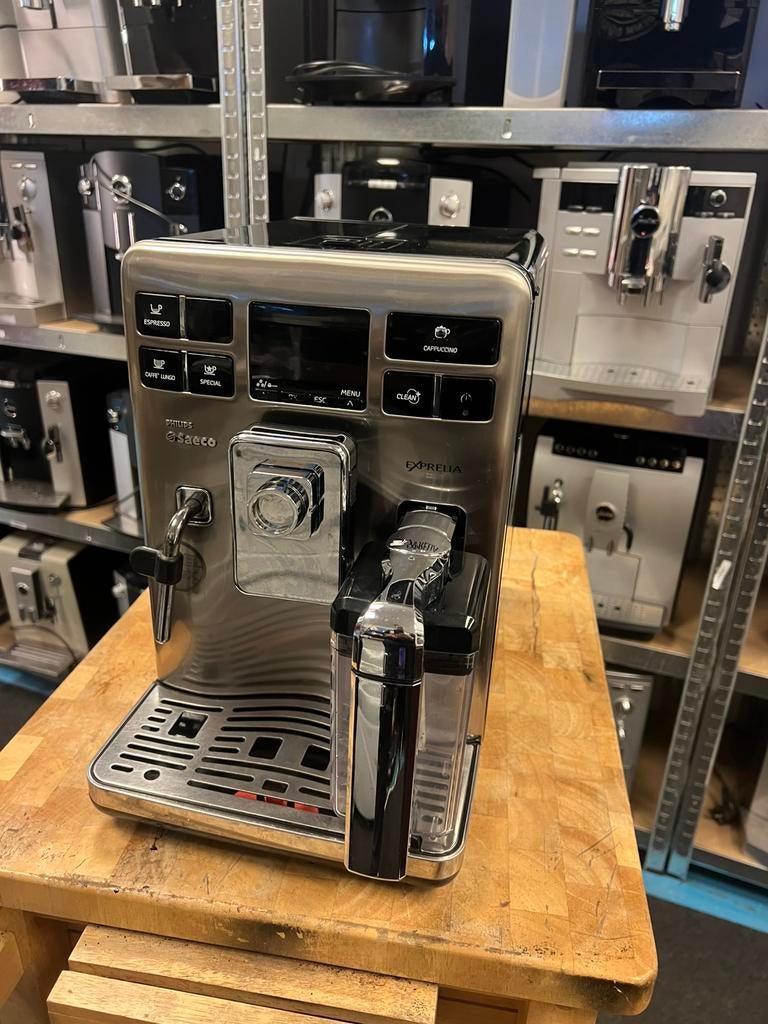 Philips Saeco Exprelia, Witgoed en Apparatuur, Koffiezetapparaten, Afneembaar waterreservoir, 10 kopjes of meer, Koffiemachine