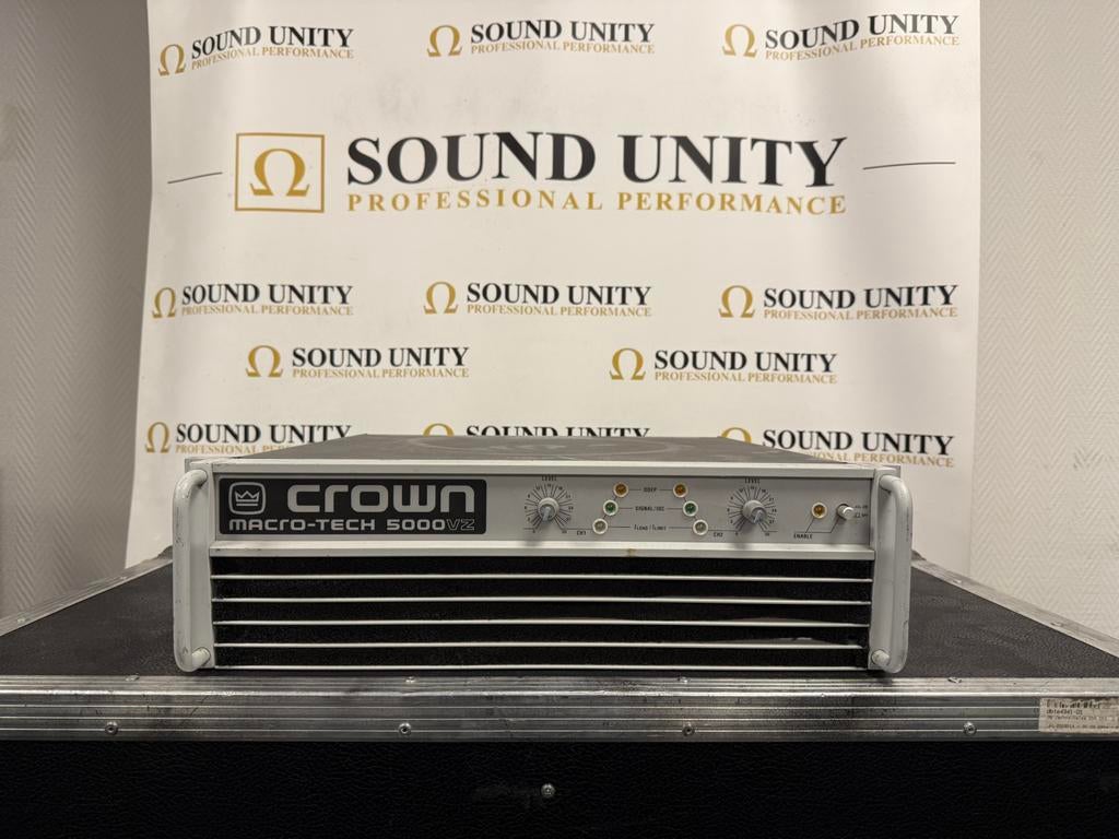Crown Macrotech MA5000 2x2000W/4ohm, Zo goed als nieuw, 120 watt of meer, Front, Rear of Stereo speakers, Ophalen