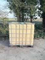 IBC 1000L gebruikt, met kraantje., Ophalen, Kunststof, Gebruikt, Met kraantje