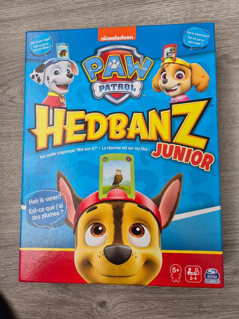 Hedbanz Junior – Paw Patrol, Ophalen of Verzenden, Gebruikt