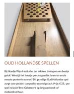 Oud hollandse spellen te huur - spellen - houten spellen, Ophalen, Gebruikt, Overige