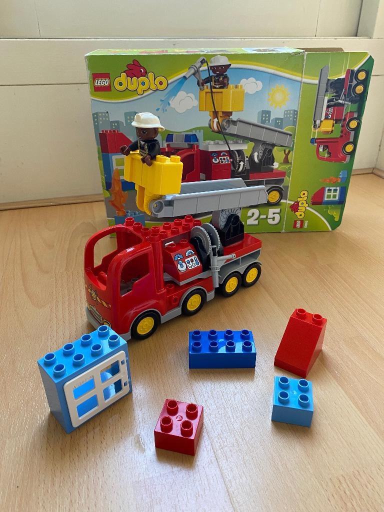 Duplo brandweerauto, Kinderen en Baby's, Speelgoed | Duplo en Lego, Ophalen of Verzenden, Gebruikt, Duplo
