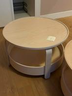 BORGEBY salontafel ikea, berkenfineer, Huis en Inrichting, Tafels | Salontafels, Ophalen, 50 tot 100 cm, Rond, 50 tot 100 cm