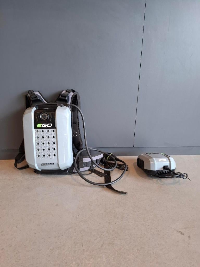 Ego bax1500 rug accu pakket incl. oplader € 775,-, Ophalen of Verzenden, Zo goed als nieuw, Overige soorten, EGO Power+