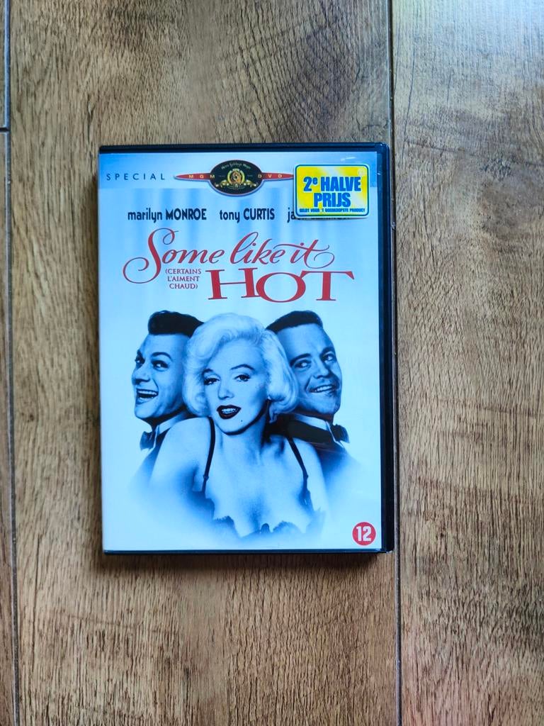 Dvd Marilyn Monroe - Some Like It Hot, Ophalen of Verzenden, Zo goed als nieuw, Komedie, Alle leeftijden