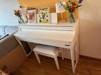 Roland HP704 W Digitale Piano met bijbehorende pianokruk, Muziek en Instrumenten, Ophalen, Gebruikt, Wit, Piano